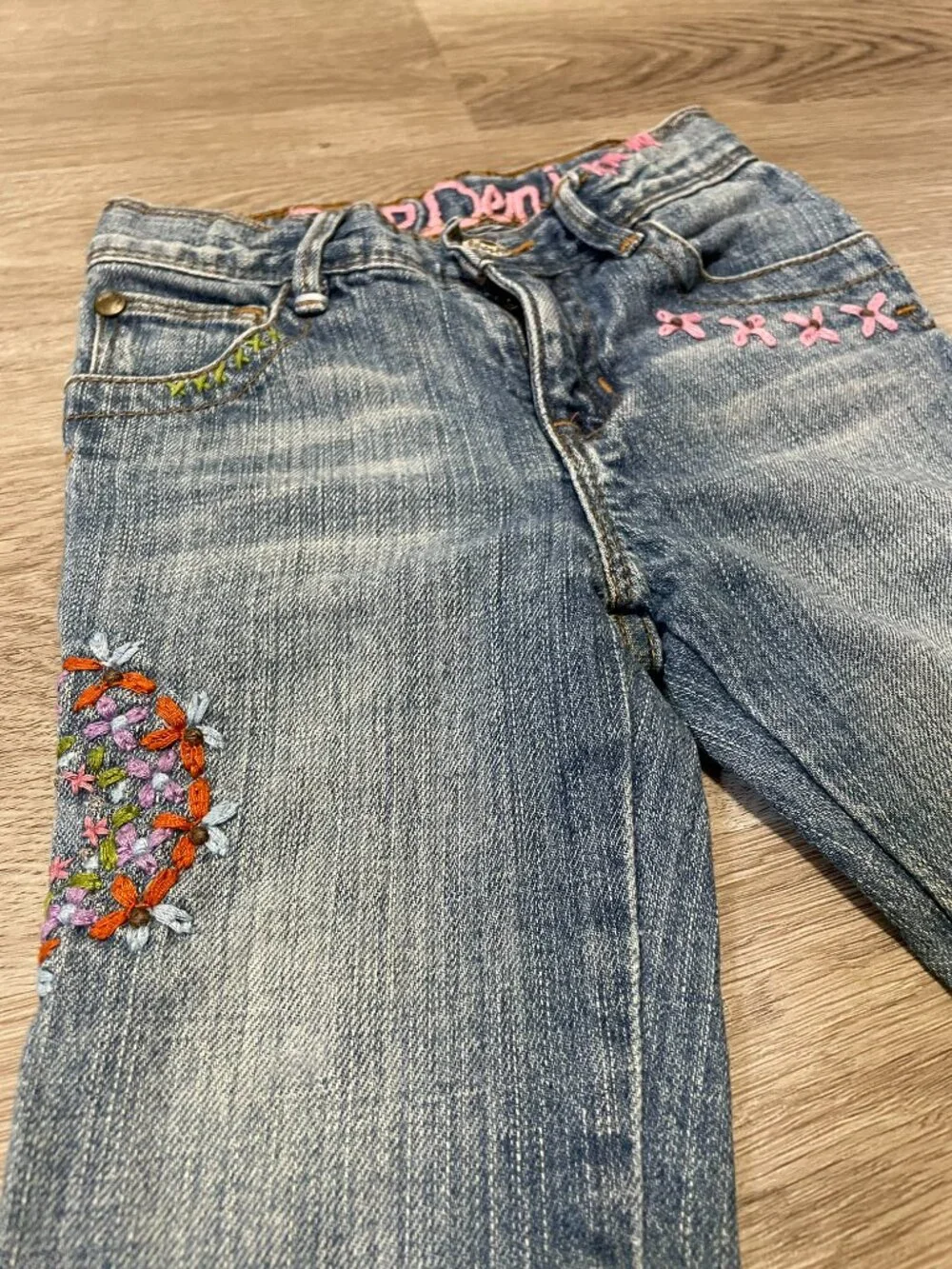 GAP embroidered denim